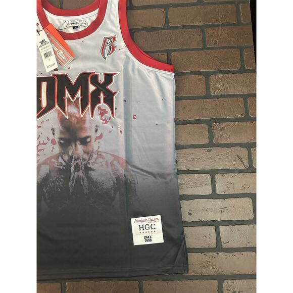 DMX -White Flesh of My Flesh Headgear Classics Basketball Jersey~Never Worn~L XL - Picture 6 of 9